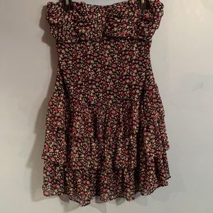 Express Navy Floral Dress